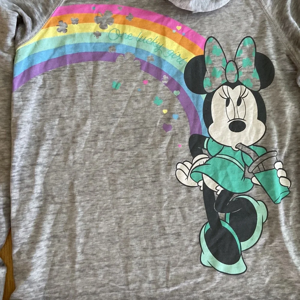 Disney Lightweight Minnie “One Lucky Girl” Girl’s Hoodie